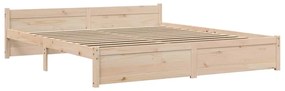 Estrutura de cama super king 180x200 cm madeira maciça
