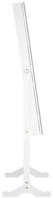 Móvel para joias independente espelhado 42x38x152 cm branco