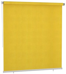 Estore de rolo para exterior 220x230 cm amarelo