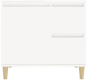 Armário de casa de banho 65x33x60cm derivados de madeira branco