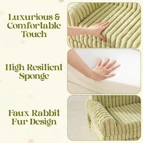 Sofá infantil para crianças Verde