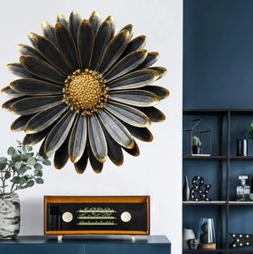 Autocolante em dourado brilhante - Margarida