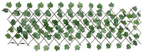  Treliça de videira artificial extensível 5 pcs 190x60 cm verde