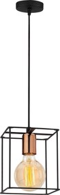 Candeeiro de Teto Selimiye – Preto – 15 cm x 109 cm