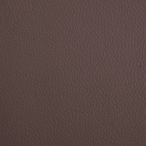 Cama para cães 70x45x30 cm couro artificial castanho
