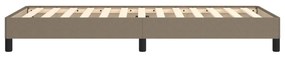 Estrutura cama sem colchão 90x200 cm tecido cinza-acastanhado