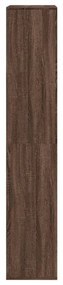 Estante 100x33x175 cm derivados de madeira carvalho castanho