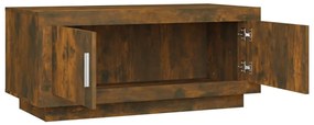 Mesa de centro 102x50x45 cm derivados madeira carvalho fumado
