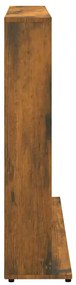 Armário p/ CD 100x23x89,5 cm derivados madeira carvalho fumado