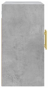 Armário parede 60x31x60cm derivados de madeira cinzento cimento