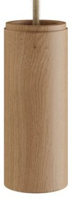 Tub-E14 tubo de madeira para holofote com suporte para lâmpada de anel duplo E14