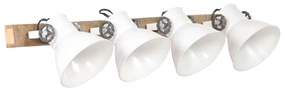 Candeeiro de parede industrial 90x25 cm E27 branco
