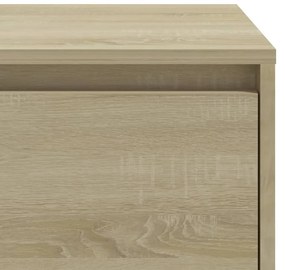Mesa cabeceira 45x34x44,5cm derivados madeira carvalho sonoma
