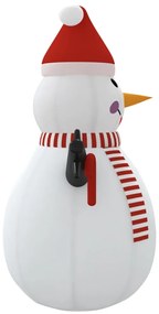 Boneco de neve insuflável com luzes LED 360 cm