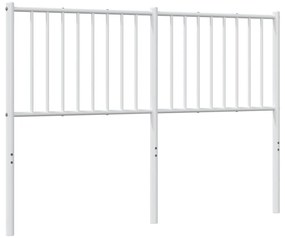 Cabeceira de cama 140 cm metal branco