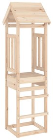 Torre de brincar 52,5x46,5x206,5 cm madeira de pinho maciça