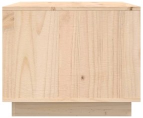 Mesa de centro 80x50x40 cm madeira de pinho maciça