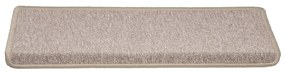 Tapetes de escadas 30 pcs 65x21x4 cm cinza-acastanhado