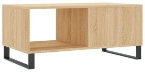 Mesa de Centro Portucale de 90cm - Carvalho - Design Moderno