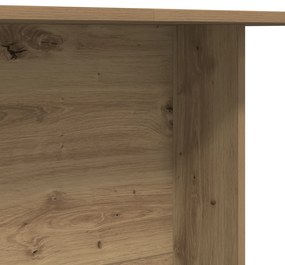 Mesa de Jantar vidaXL Artisan Oak 110x60x75 cm Madeira Engrenhada
