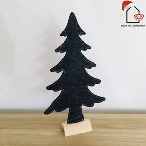 Árvores de Natal | Felcro Preto - Pequeno