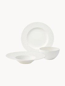 Conjunto de loiça em porcelana Manufacture Rock, 2 pessoas, 6 uni.