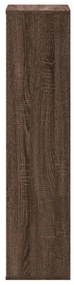 Estante 50x25x105 cm derivados de madeira carvalho castanho
