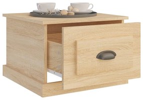 Mesa de centro 50x50x35 cm derivados de madeira carvalho sonoma