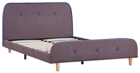 Estrutura de cama sem colchão 120x190 cm tecido