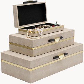 Caixas empilháveis Classy, conjunto de 3