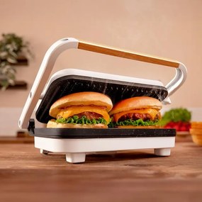 Grelhador elétrico com 1300 W Rock'nGrill 1300 Wood W