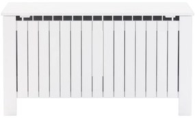 Caixa arrumação c/ tampa RANA 100x49x54 cm pinho maciço branco
