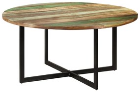 Mesa de jantar 150x75 cm madeira recuperada maciça