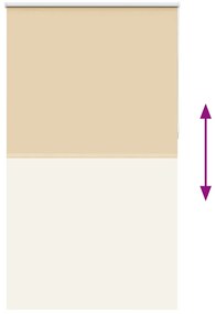 Persiana de enrolar 140x210 cm largura tecido 136,6cm poliéster