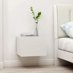 801054 vidaXL Mesas de cabeceira 2 pcs 40x30x30 cm contraplacado branco