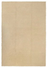 Tapete retangular natural 160x230 cm algodão