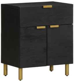 Mesa de cabeceira 50x33x60 cm derivados de madeira preto