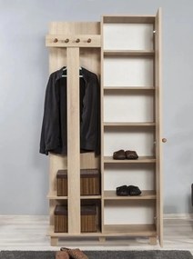 Hall Stand Garmanto – Carvalho Sonoma – 90x192x36 cm