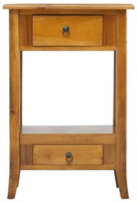 vidaXL Mesa consola c/ gavetas 50x30x75 cm madeira de mogno maciça