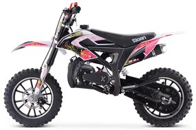 MINI MOTO PARA CRIANÇAS MINICROSS 709 GASOLINA 49CC 4.5CV ROSA