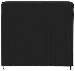 Capa para suporte de lenha 122x61x106 cm oxford 420D preto