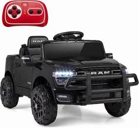 Carro Elétrico Infantil Todo-o-Terreno para crianças 3 a 6 anos, 96,5 x 61 x 48,5 cm, Comando à Distância, Preto