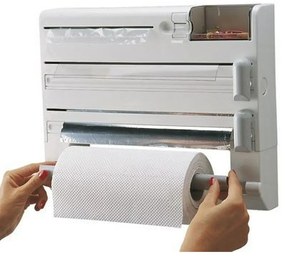 Suporte para Rolos de Papel de Cozinha Leifheit 25723 Branco Plástico