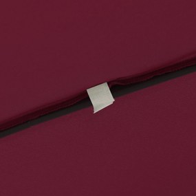 Parasol de Jardim Quadrado vidaXL 295x245 cm Vermelho Bordeaux