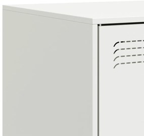 Móvel de TV 99x39x44 cm aço branco
