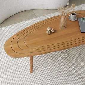 Mesa de Café Sweet – Cor Teak – 115x38x50cm