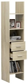 Estante 40x35x180 cm contraplacado cor carvalho sonoma