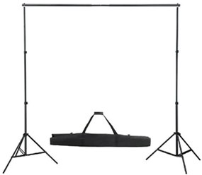 Kit de estúdio com fundo verde 600x300 cm e luzes