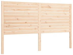 Cama sem colchão 160x200 cm madeira de pinho maciça