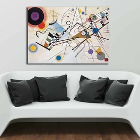 Pintura Decorativa em Tela 70100KANDINSKY006 – Multicolor – 70 x 100 c